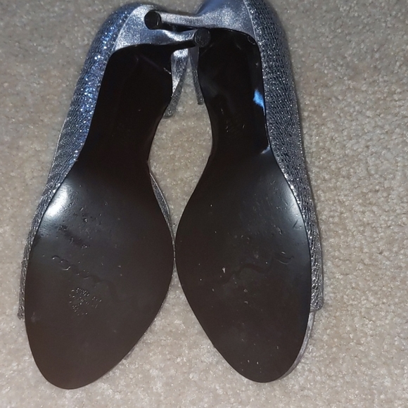 Open Toe Sequin Heels - Picture 4 of 7